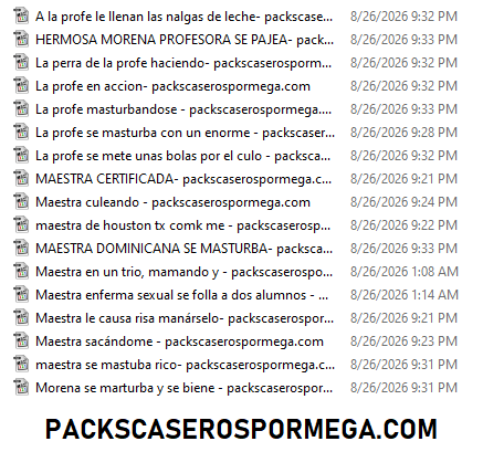 SUPERPACK DE VIDEO MAESTRAS CALIENTE POR MEGA XXX