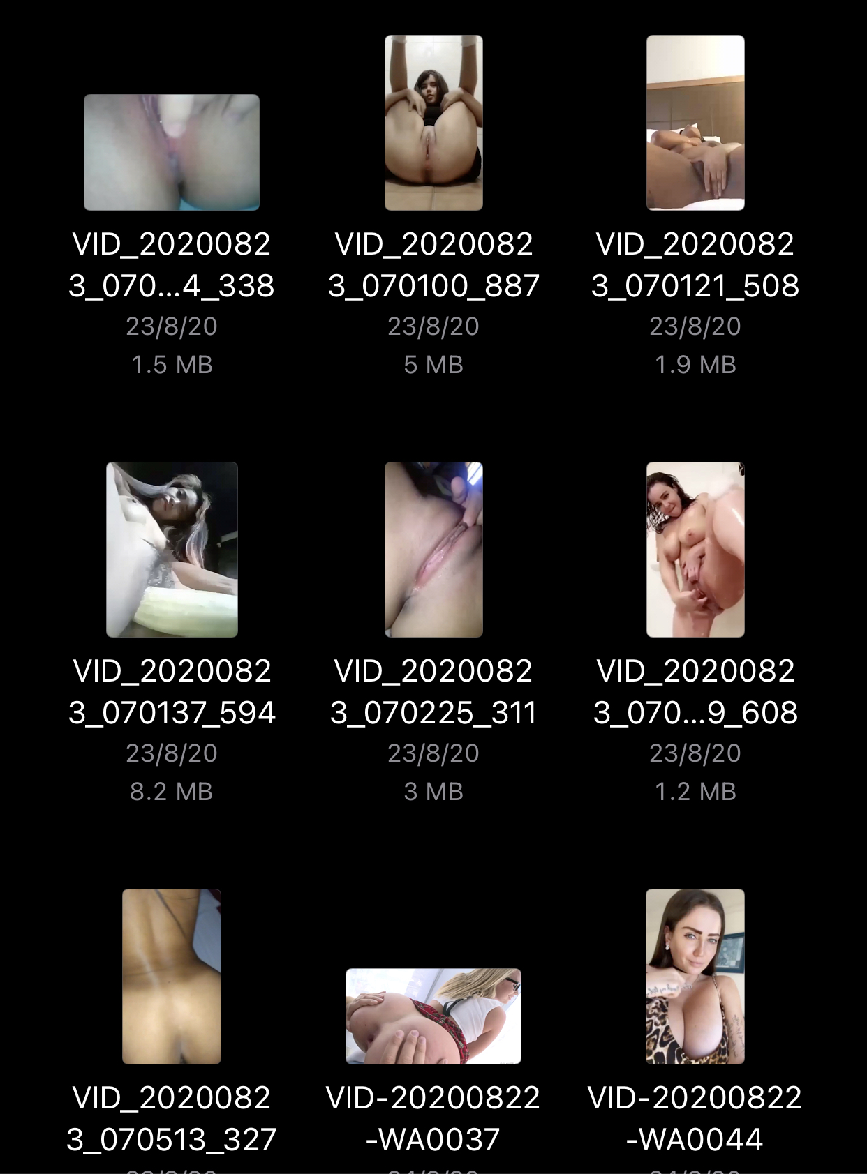 PACK CASERO CON MAS DE 30 VIDEOS DE COLEGIALAS