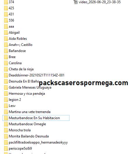 SUPER  PACK CASERO DE CARPETAS Y VIDEOS DE CHICAS